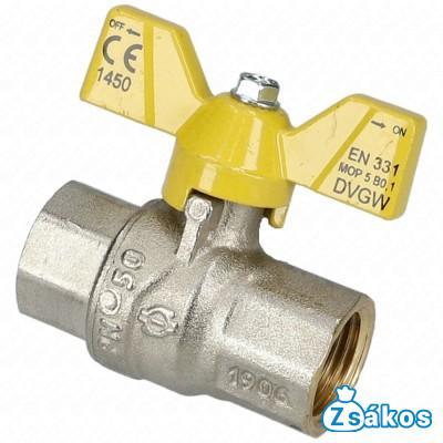 1/2-1/2 BB Gömbcsap fix zártházas gáz fotó