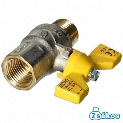 1/2-1/2 KB Gömbcsap fix zártházas gáz fotó