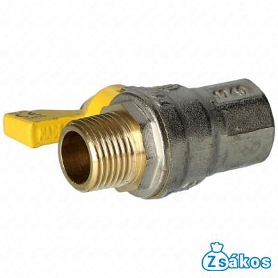 1/2-1/2 KB Gömbcsap fix zártházas gáz fotó