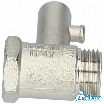 1/2" Biztonsági szelep, csap nélkül, BSZ6 (olasz, ITAP) HAJDU bojler fotó