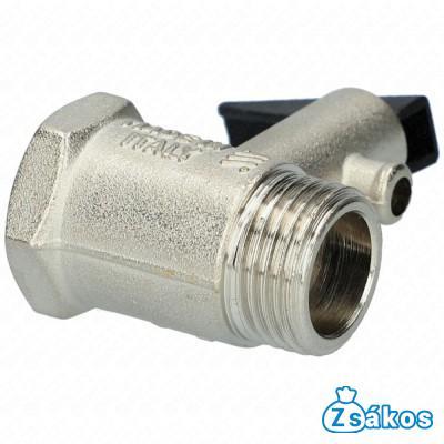 1/2" Biztonsági szelep, csappal (olasz, ITAP) ARISTON / HAJDU bojler fotó