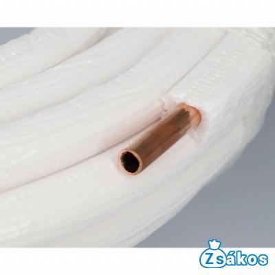 10x1 mm (3/8) Szigetelt rézcső, klíma 25 méteres tekercs fotó