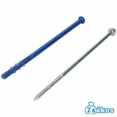 10x240 mm Csavar + tipli, klímatartó konzolhoz, peremes fejű, 25 db/csomag fotó