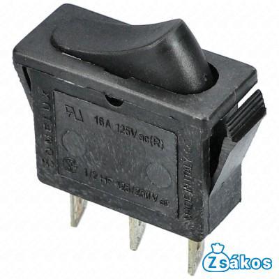 16A/125V AC Billenőkapcsoló, fekete, szögletes (eredeti) CANDY minikonyha fotó