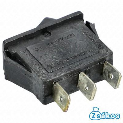 16A/125V AC Billenőkapcsoló, fekete, szögletes (eredeti) CANDY minikonyha fotó