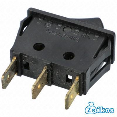 16A/250V AC Billenőkapcsoló, fekete, piros fénnyel DELONGHI HA20F hősugárzó fotó