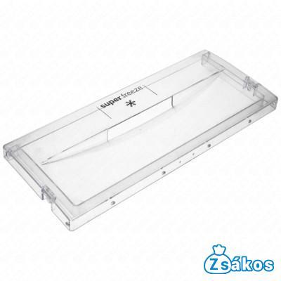 385x164x26 mm Előlap, fagyasztófiók, felső, átlátszó (bontott, eredeti) WHIRLPOOL / INDESIT hűtőgép fotó