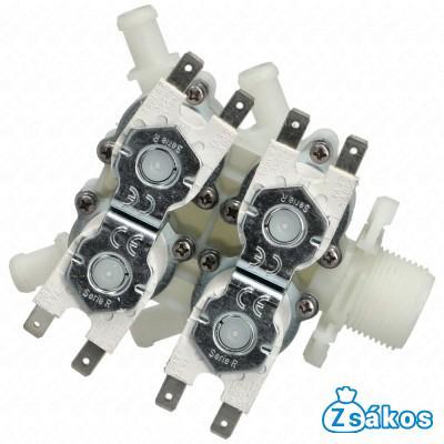 4 utas 12 mm 180° Mágnesszelep (univerzális) mosógép fotó