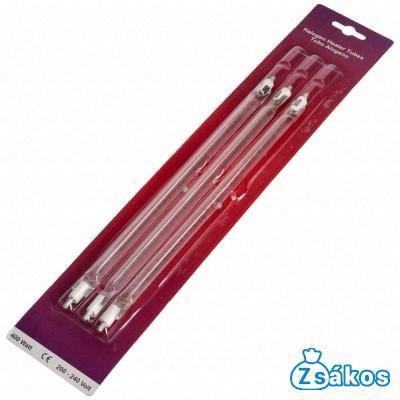 400W fűtőszál halogén üvegcső l=240 mm (3 db/csomag) fotó