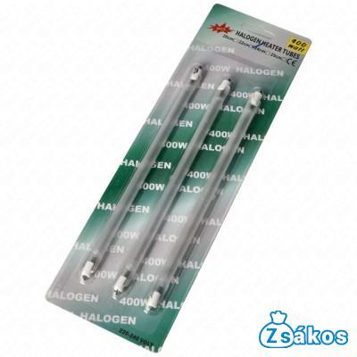 400W fűtőszál halogén üvegcső teljes hossz l=220 mm (3 db/csomag)(FFU912) fotó