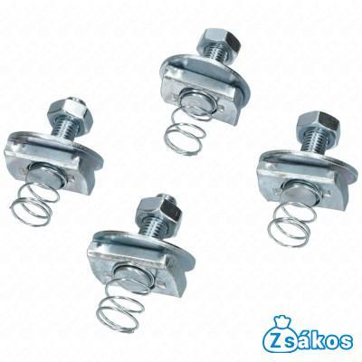 400x180x100 mm Rezgéscsillapító klímatartó talpkonzol, gumi 1cs=2db fotó