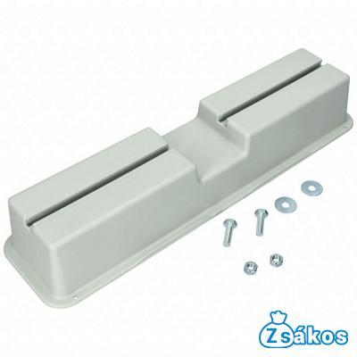 420x72 mm 120 Kg Klímatartó talpkonzol, fehér, PP (1cs=2db) fotó