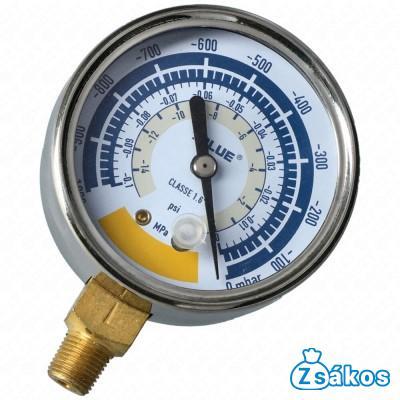 63 mm 1/8" NPT Vákuumóra, mbar, MPa, psi (VALUE) hűtőgép fotó