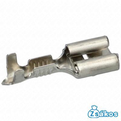 6,3mm Hőálló saru AMP acél-nikkel 1csomag=50db fotó