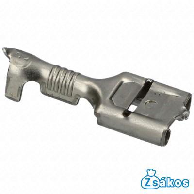 6,3mm Hőálló saru AMP acél-nikkel 1csomag=50db fotó