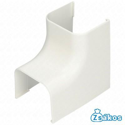 65x50 mm 90° Sarokelem, belső, fehér (VECAMCO) klíma dekorcsatorna fotó