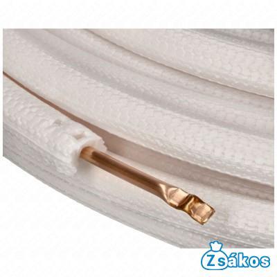 6x1 mm Szigetelt rézcső (EBRILLE), klíma 25 méteres tekercs fotó