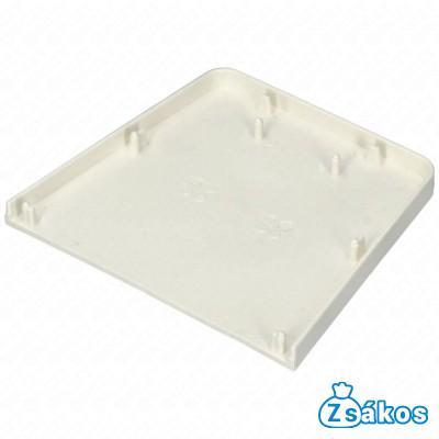 80 mm Záróelem Klímatartó talpkonzolhoz, fehér, PP fotó