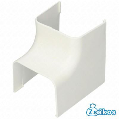 90x65 mm 90° Sarokelem, belső, fehér (VECAMCO) klíma dekorcsatorna fotó