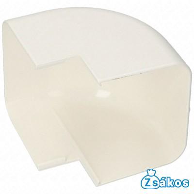 90x65 mm 90° Sarokelem, külső, fehér, UV álló (VECAMCO) klíma dekorcsatorna fotó