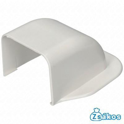 90x65 mm Fali íves csatlakozóelem (VECAMCO) klíma dekorcsatorna fotó