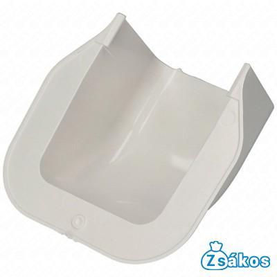 90x65 mm Fali íves csatlakozóelem (VECAMCO) klíma dekorcsatorna fotó
