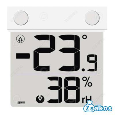 ABLAKHŐMÉRŐ ÁTLÁTSZÓ KIJELZŐVEL EZÜST(E1278) fotó