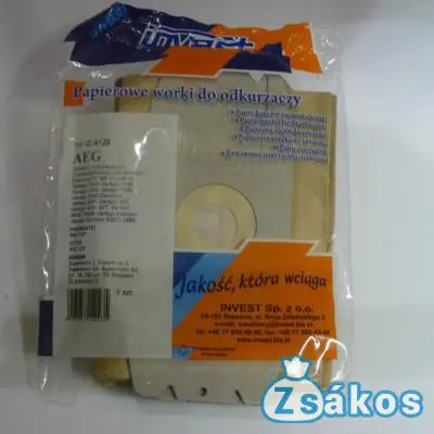 AEG stb. papír porzsák (5db/csomag) fotó