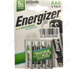 AKKUMULÁTOR ENERGIZER EXTREME HR03 AAA MICRO 800mAh (4db/csomag)