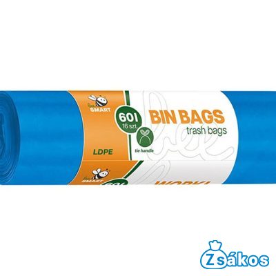 BEE SMART BUNNY BAGS SZEMETESZSÁK 60L (16DB/TEKERCS) 61CMX90CM 11MY foto