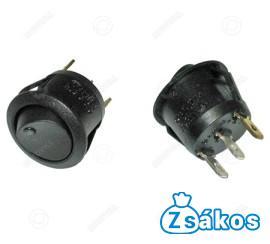  BILLENŐKAPCSOLÓ STV12 ZÖLD VILÁGÍTÓS KEREK, LEDES fotó