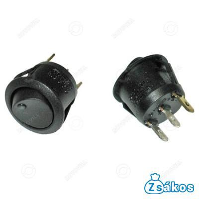 BILLENŐKAPCSOLÓ STV12 ZÖLD VILÁGÍTÓS KEREK, LEDES fotó