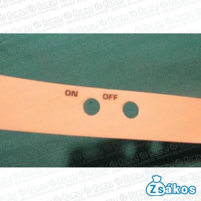 Burkolat, kezelő gombsor (eredeti) WHIRLPOOL mosogatógép fotó