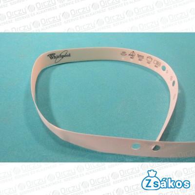 Burkolat, kezelő gombsor (eredeti) WHIRLPOOL mosogatógép fotó