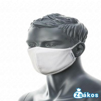 CV22, anti-mikrobiális, 2 rétegű arcmaszk fehér fotó