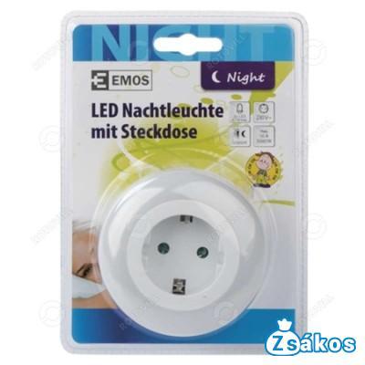 ÉJSZAKAI LÁMPA (IRÁNYFÉNY) DUGALJJAL, 3LED, P3308 fotó