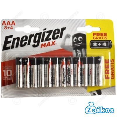 ENERGIZER MAX AAA LR03 MIKRO TARTÓS ELEM fotó