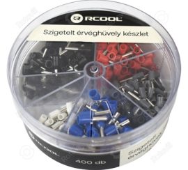 ÉRVÉGHÜVELY KÉSZLET RCOOL (szigetelt 400db/csomag)