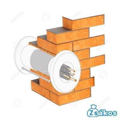 FALÁTVEZETŐ KÉSZLET KLÍMA RÉZCSŐHÖZ fotó