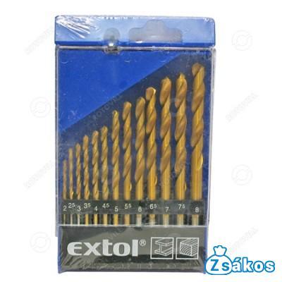FÉMFÚRÓ KÉSZLET EXTOL CRAFT (2-8mm) HSS TITÁN BEVONATÚ fotó