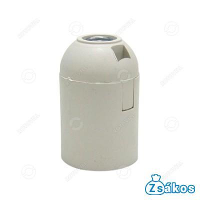 FOGLALAT, E27 (pattintós, rugós bekötésű, max. 60W, fehér) fotó