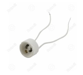 FOGLALAT, PORCELÁN GU10  250V, 2A,fehér