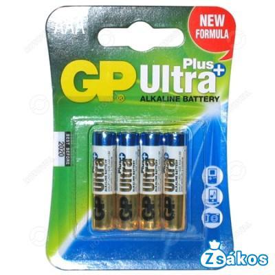 GP AAA LR03 MIKRO ULTRA PLUS TARTÓS ELEM fotó