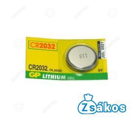  GP CR2032 3V LÍTIUM GOMBELEM fotó