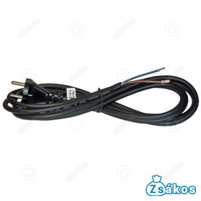 GUMIKÁBEL RCOOL 2x1,5 (3FM) FEKETE fotó