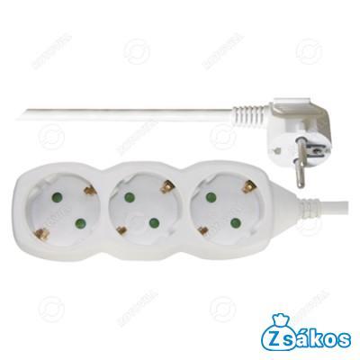 HOSSZABBÍTÓ 3-AS 3M FEHÉR (3x1,5) fotó