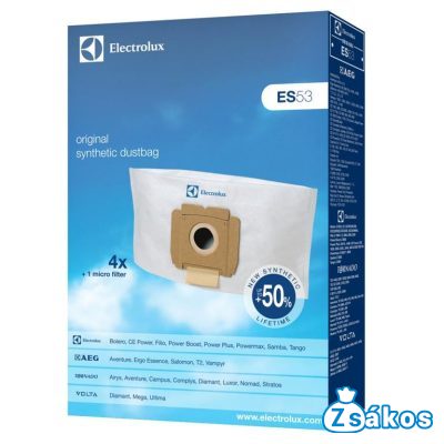 IZ-A126GY AEG GR28 / ELECTROLUX CE POWER ZCE 1800 GYÁRI MIKROSZÁLAS (4DB+1FILTER/CSOMAG) 9001968420 / ES53 foto