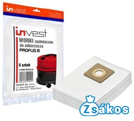 IZ-BH8S-PROFUS INVEST PROFUS III KOMPATIBILIS MIKROSZÁLAS PORZSÁK (5DB/CSOMAG)