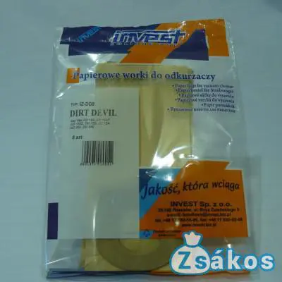 IZ-DD8 Invest papír porzsák (5db/csomag) fotó