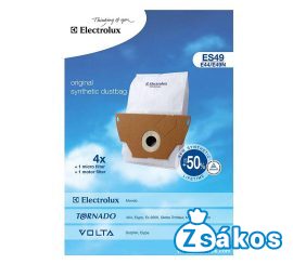 IZ-E3GYS INVEST ELECTROLUX MONDO ES49 GYÁRI MIKROSZÁLAS PORZSÁK (4DB+2FILTER/CSOMAG) 9002565464